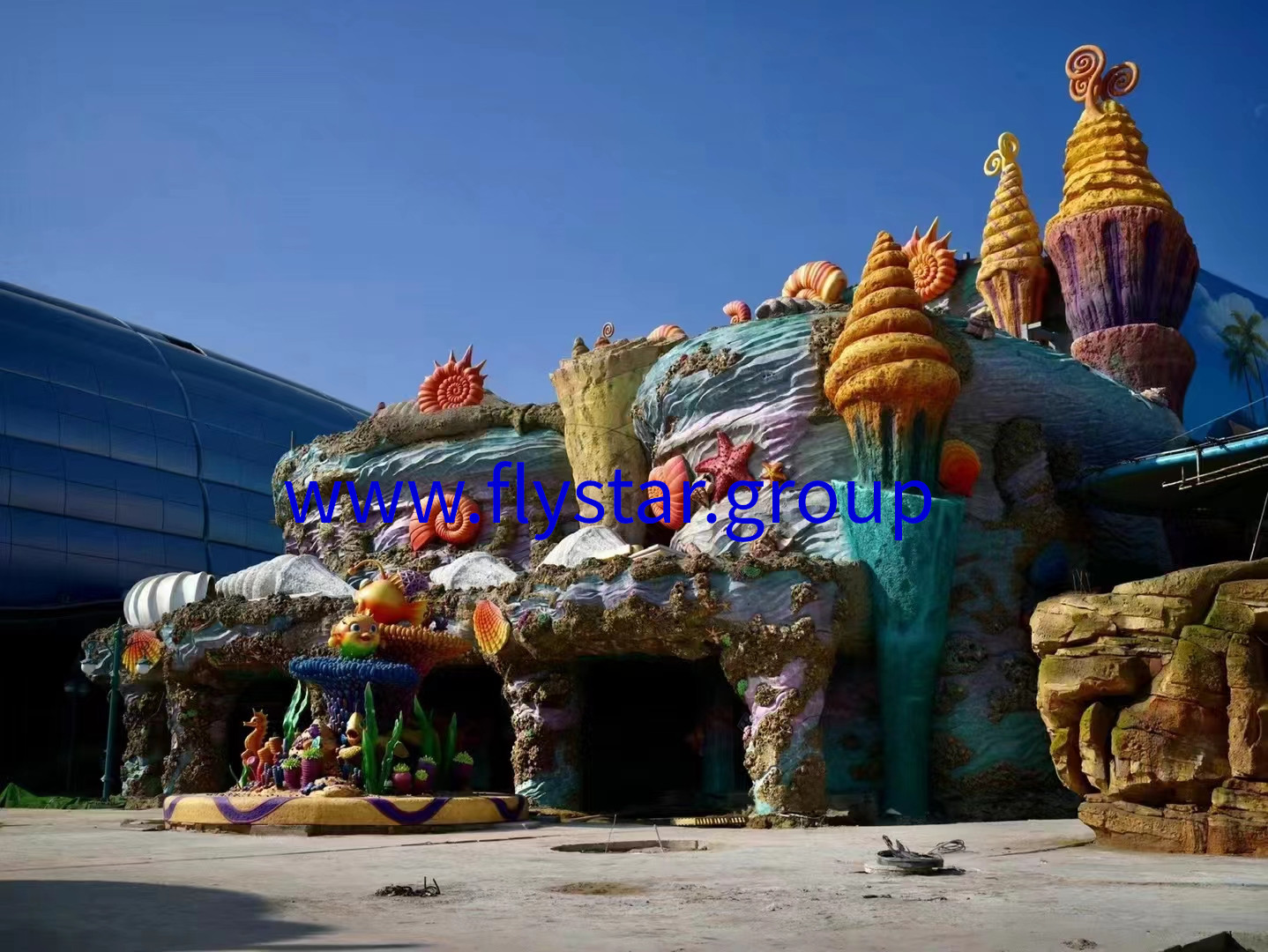 Glass Fibre Reinforced Plastics (GFRP) Products landscape rockery